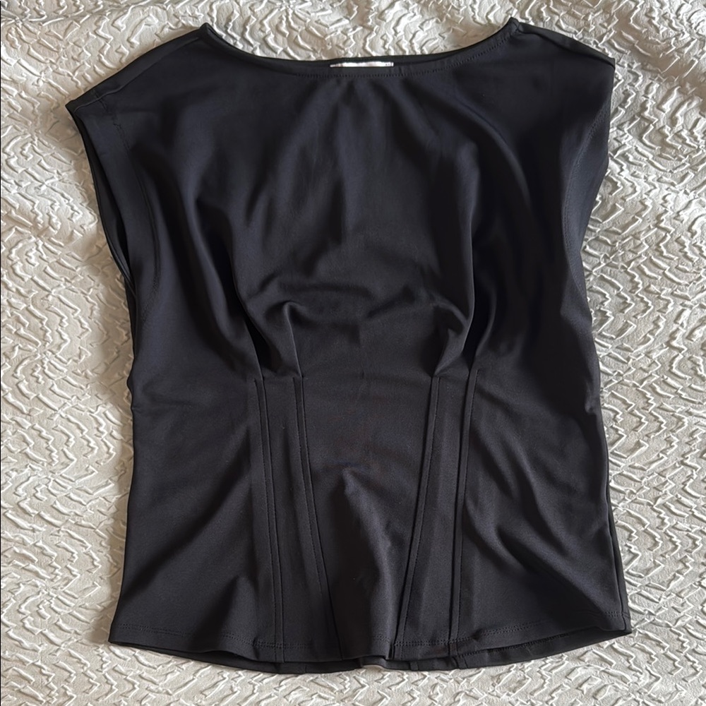 Nine West Pleated Sleeveless Blouse